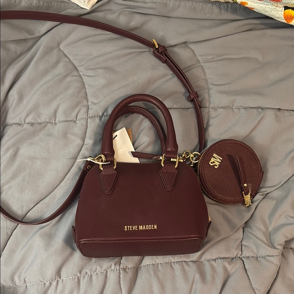 Steve Madden Purple Mini Bag Faux Leather